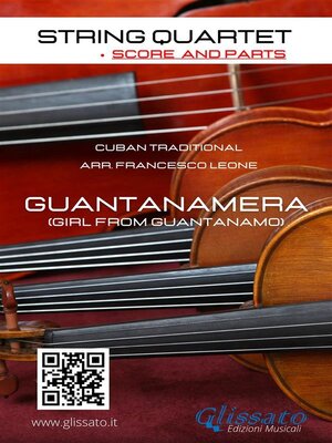 cover image of String Quartet sheet music "Guntanamera" score & parts